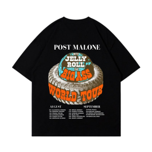 Post Malone & Jelly Roll Signature Shirt Big Ass World Tour