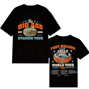 Post Malone The Big Ass World Tour 2025 Shirt