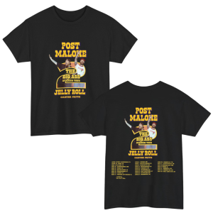 Post Malone With Jelly Roll Big Ass Stadium Tour 2 Shirt