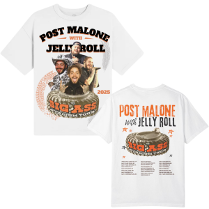 Post Malone With Jelly Roll Big Ass Stadium Tour Shirt