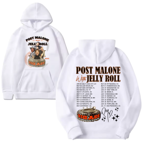 Post Malone & jelly Roll The Big Ass Stadium Tour Hoodie