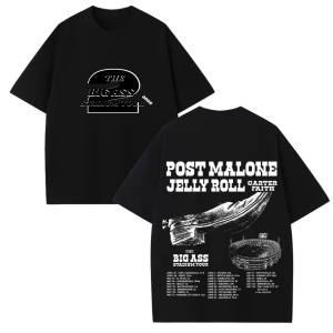 Post Malone with Jelly Roll The Big Ass Stadium Tour Part 2 Shirt